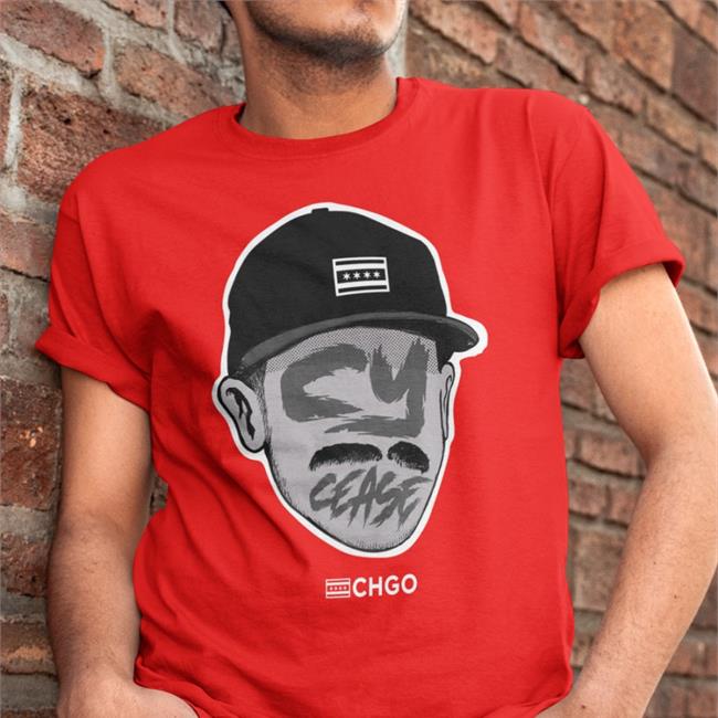 Cy Cease Hoodied Sweatshirt CHGO Sports Grey