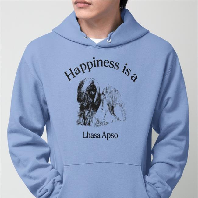 Bones Teamsesh Happiness Is A Lhasa Apso Tee Tibetan Terrier