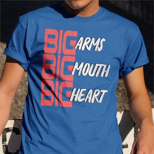 Jordynne Grace Merch Big Arms Big Mouth Big Heart New Shirt Jordynnegrace