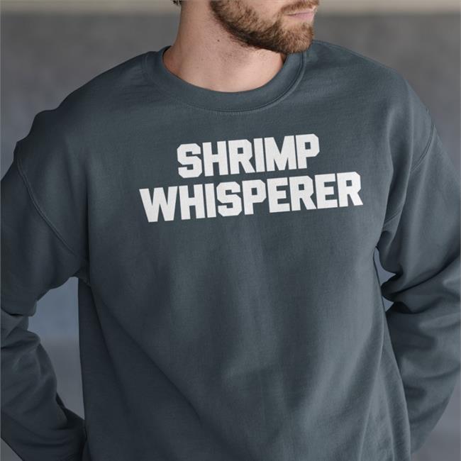 Weird Thrift Store Shirts Shrimp Whisperer Hoodie