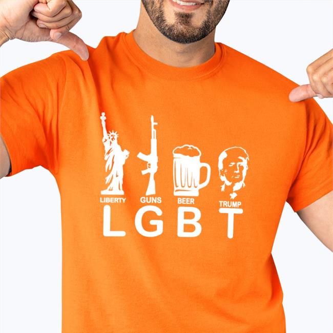 Not Obamas Cousin Lgbt Liberty Guns Beer Strump Sweatshirt
