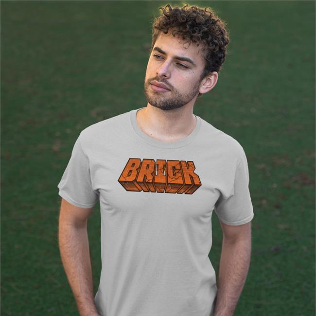 Brick Tee Shirt One Word Brick