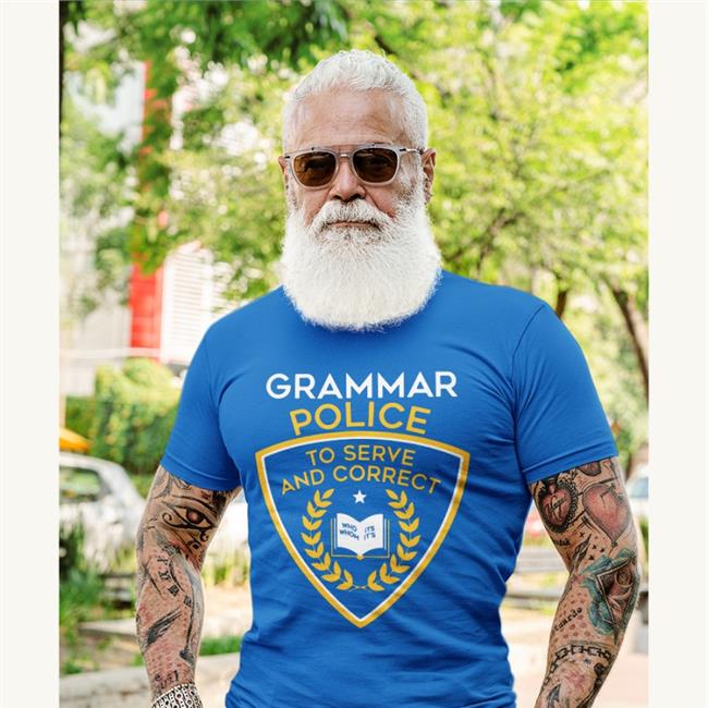 Hilaryluros Grammar Police Shirt