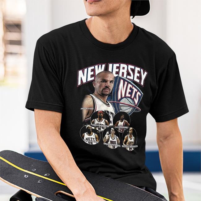 Nic Claxton Wearing New Jersey Nets Shirt