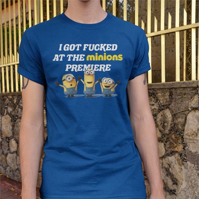 Wahlid Store I Got Fucked At The Minions Premiere Hoodie Wahlid Mohammad