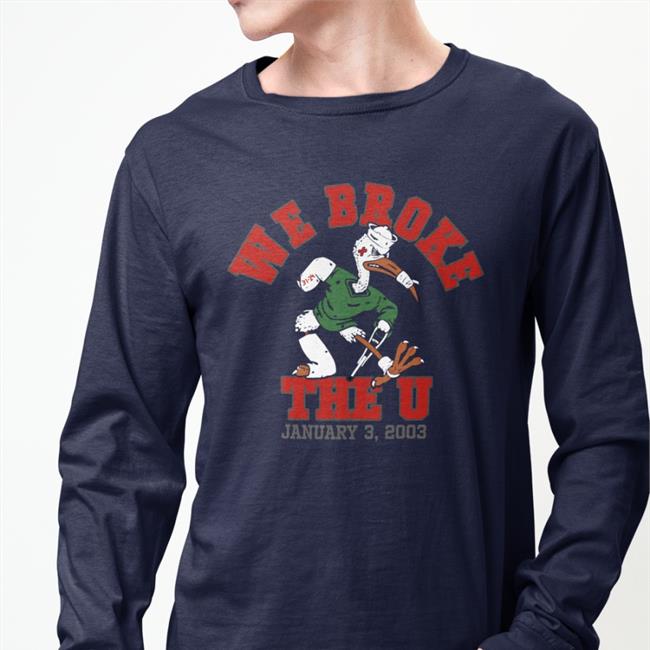Jason Priestas We Broke The U January 3 2003 Hoodie Sweatshirt Eleven Warriors Dry Goods Merch