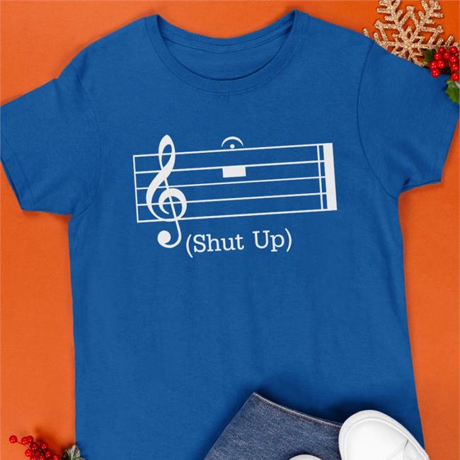 Threatening Music Notation Music Shut Up Sweashirt