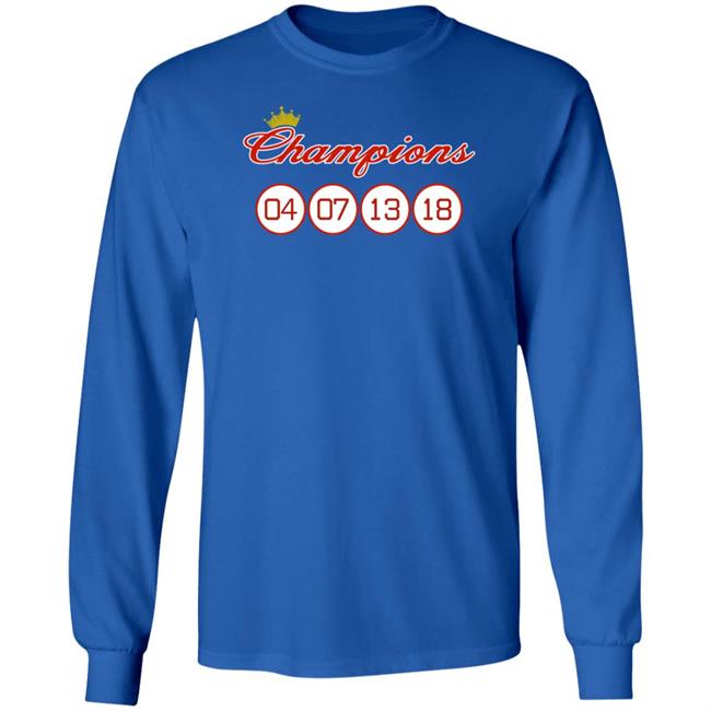Jared Carrabis Champions 04 07 13 18 Shirt Hoodie Swaeatshirt Jared Carrabis Champions 04 07 13 18 Shirt Hoodie Swaeatshirt