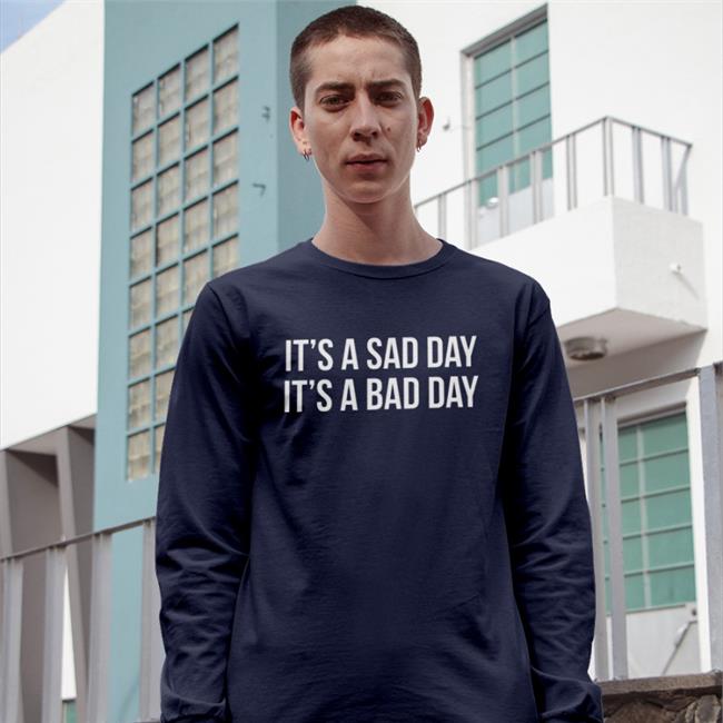 Barstool Sports Store Sad Day Bad Day Tee Black