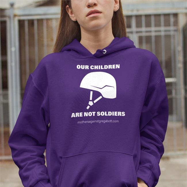Mothers Against Greg Abbott Pac Our Children Are Not Soldiers Shirt Black