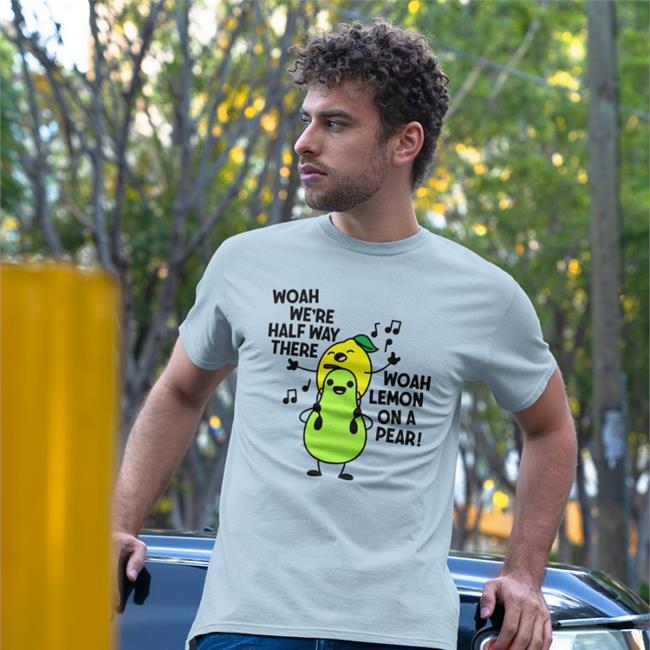Woah We're Halfway There Woah Lemon On A Pear Hoodie