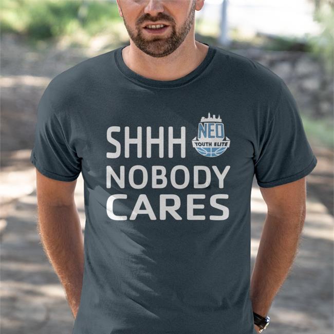 Shhh Nobody Cares Neo Youth Elite Hoodied Sweatshirt