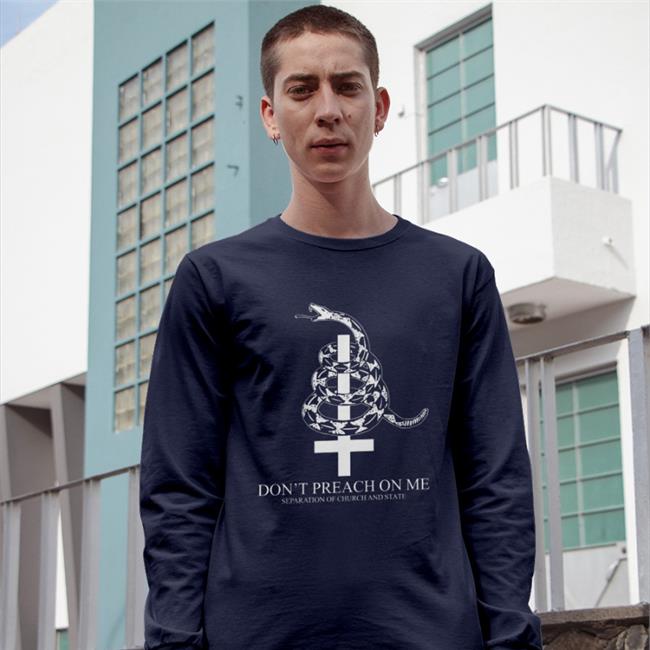 Lauren Boebert Don't Preach On Me Separation Of Church And State Hooded Sweatshirt Charlie Girl