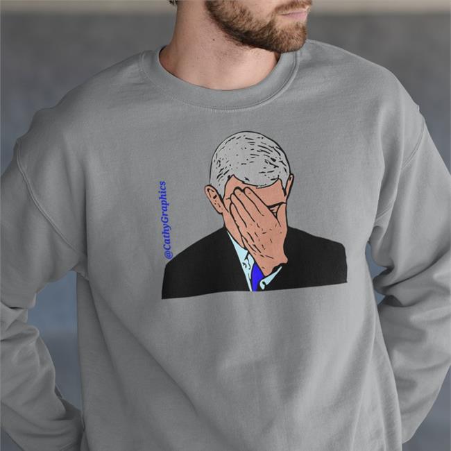 Ktygraphics Cartoonist Fauci Facepalm T-Shirt