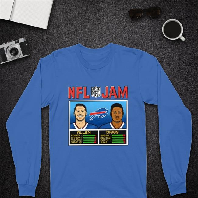 Jam Buffalo Josh Allen And Stefon Diggs Shirt