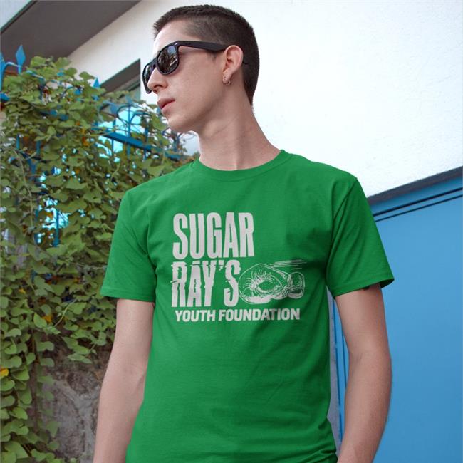 Boxing History Sugar Ray's Youth Foundation Shirt Richard Nixon and Ray Robinson