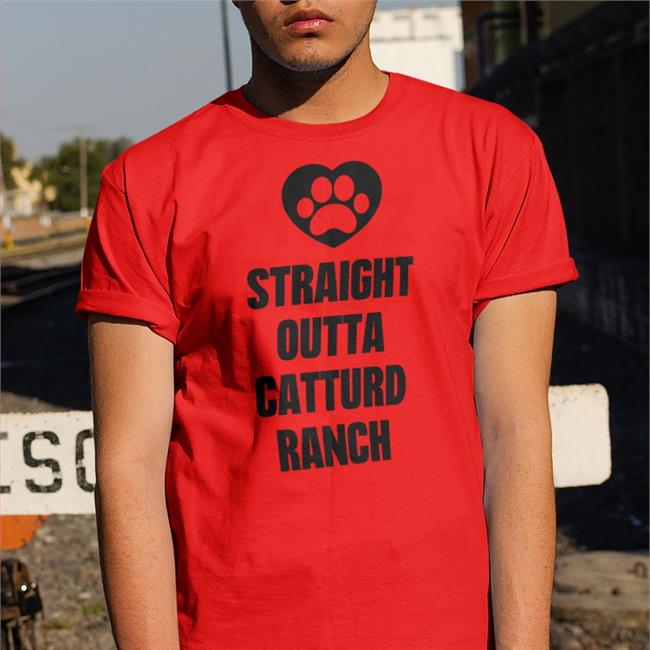 Wings And Pirate Going Great At New Home Catturd ™ Straight Outta Catturd Ranch Dog Shirt