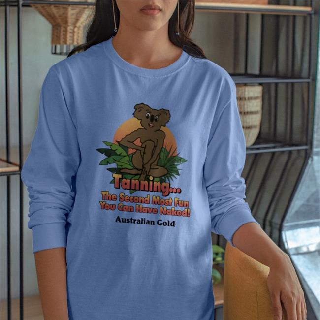 Koala Tanning The Second Most Fun You Can Have Naked Tee Australian Gold