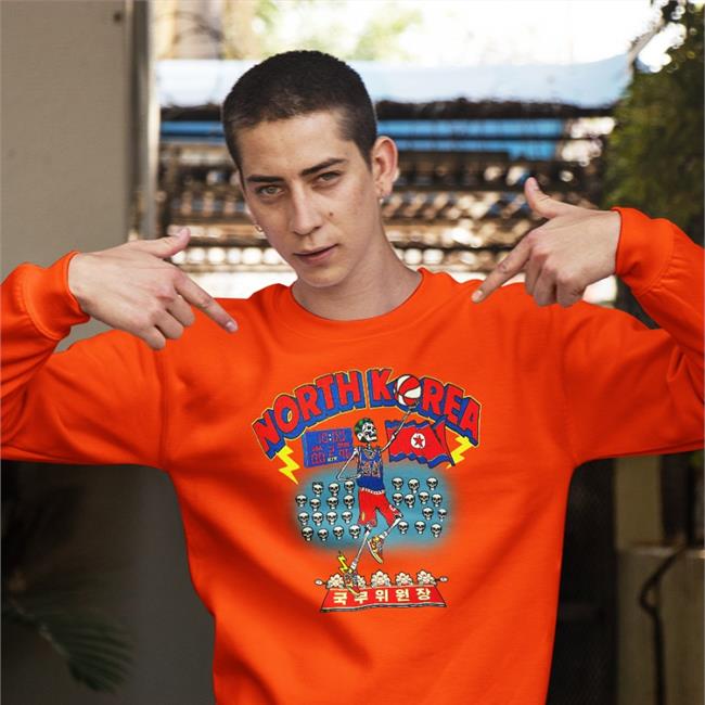 Shirts That Go Hard Store North Korea Skeletons Playing Basketball Tee Shirt White
