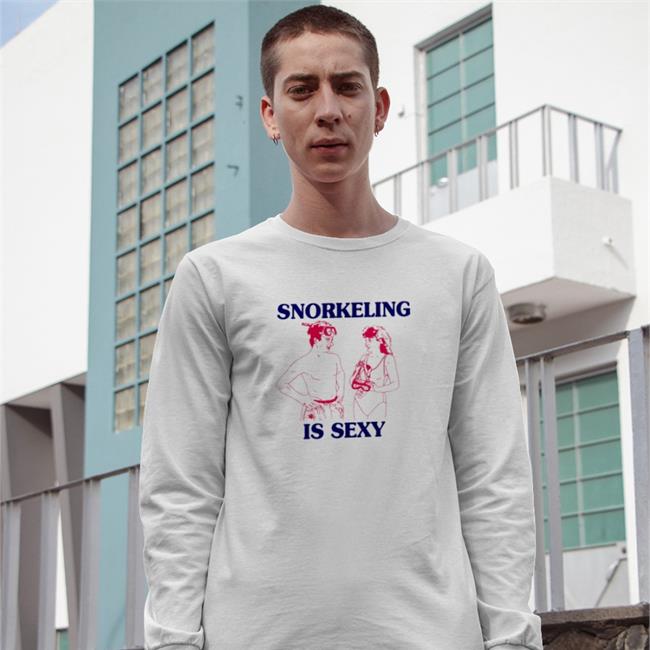 Snorkeling Is Sexy Shirt Weird Thrift Store Shirts Gold