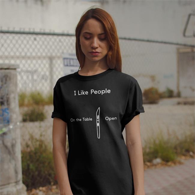 Shirts With Threatening Auras I Like People On The Table Open Shirts
