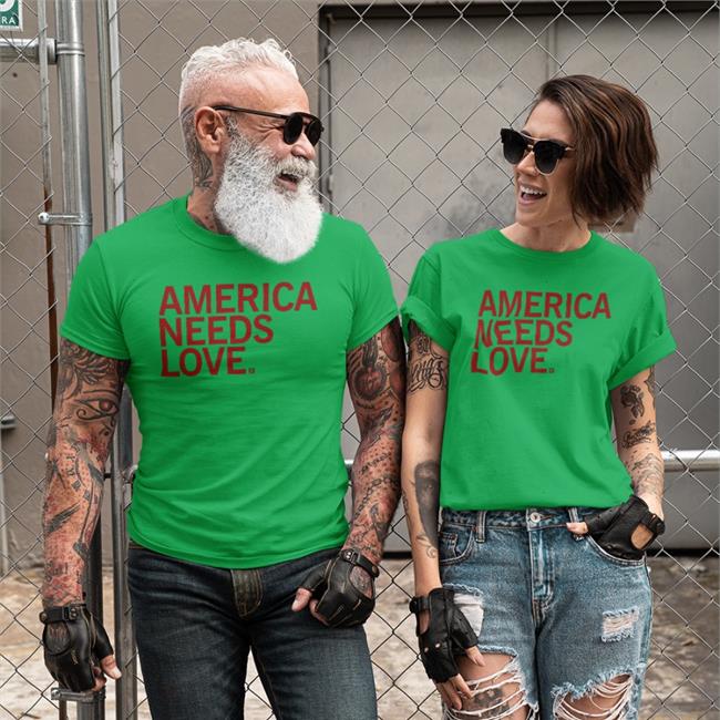 Allyson Schwab Raygunsite Merch America Needs Love Shirt