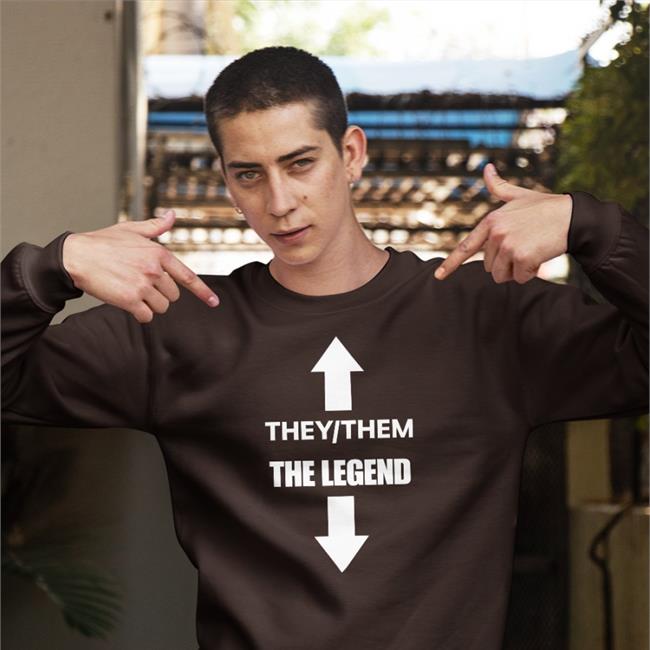 They Them The Legend T Shirt Black Crywankband