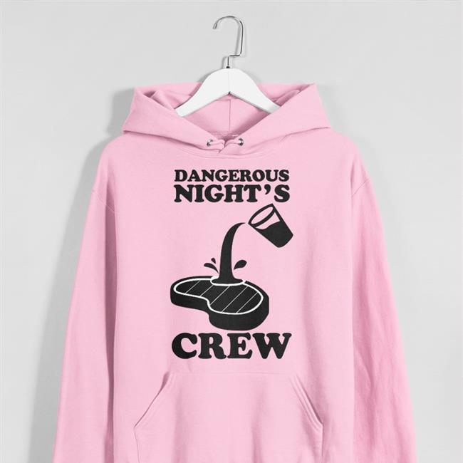 Dangerous Night's Crew Long Sleeve Tee Shirt Grey