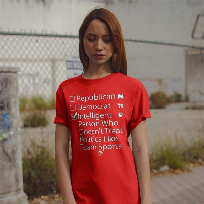 Republican Democrat Intelligent Person Shirt Luke Rudkowski We Are Change Store