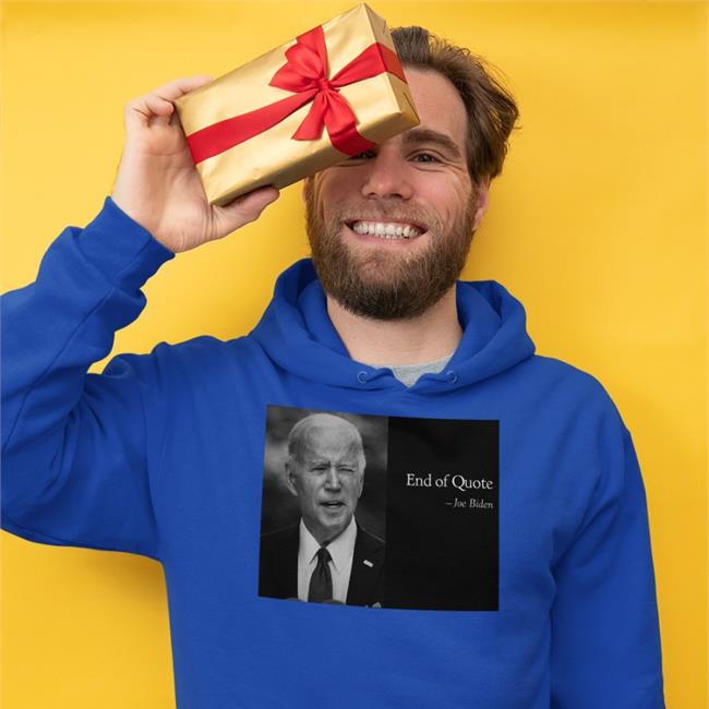 Biden End Of Quote Repeat The Line Hoodie