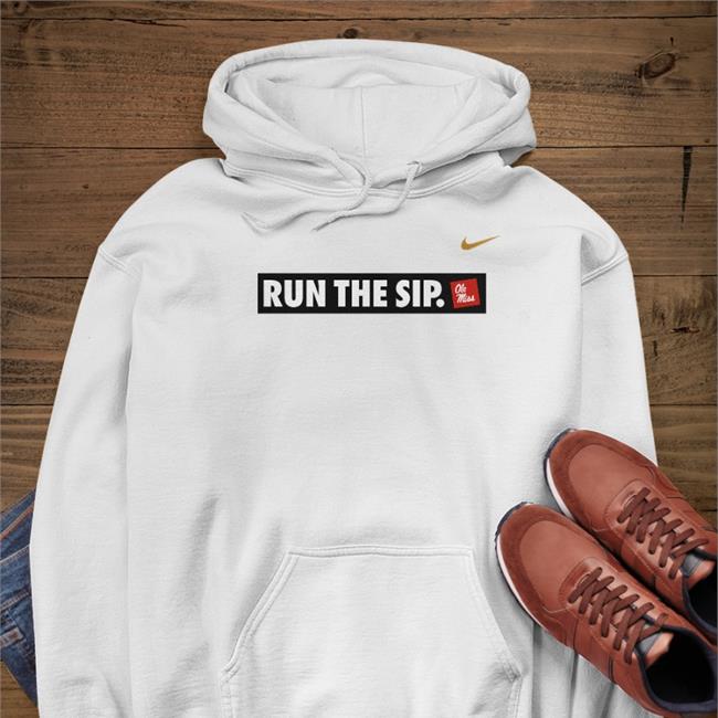 Run The Sip Ole Miss T Shirt Lane Kiffin