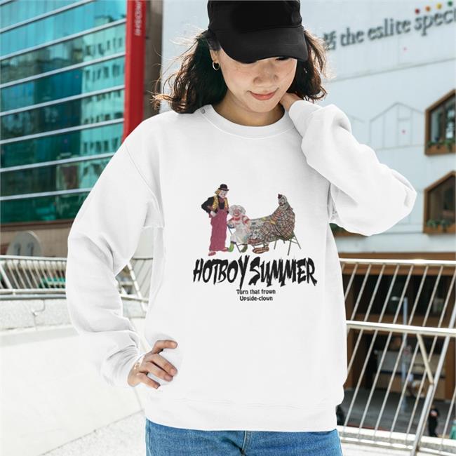 Hotboy Summer Turn That Frown Upside-Clown Shirt Hot Boy Summer Hoodie