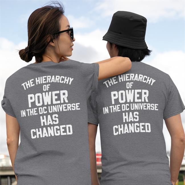 Dwayne Johnson The Rock The Hierarchy Of Power In The Dc Universe Has Changed Shirt