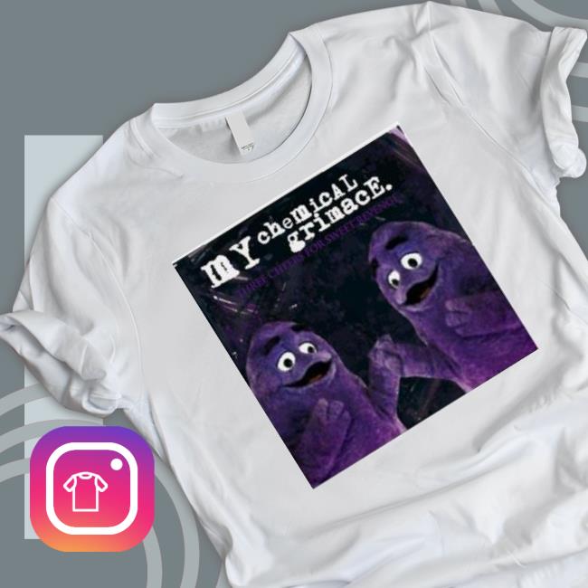 Official My Chemical Grimace Shirt Official My Chemical Grimace Shirt