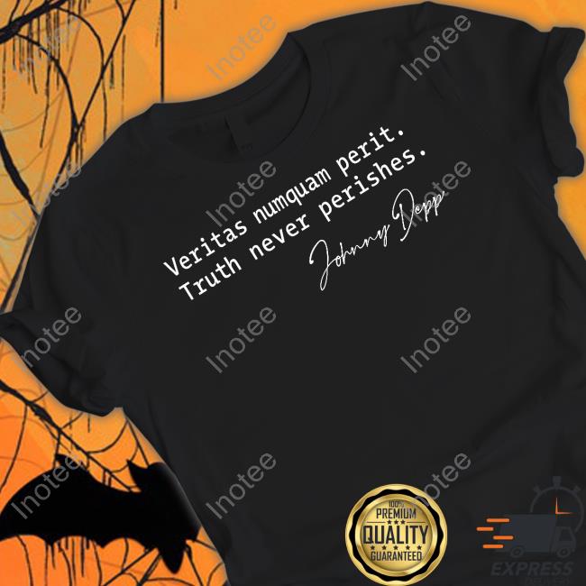 Johnny Depp Veritas Numquam Perit Truth Never Perishes Hoodie