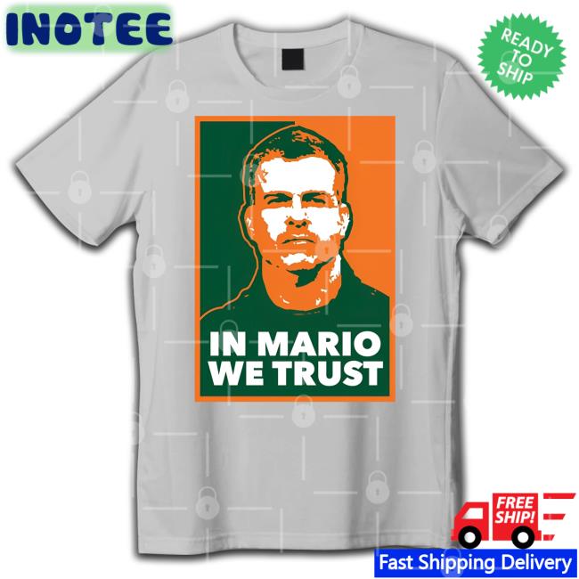 In Mario We Trust Funny T Shirt Jackson Carver