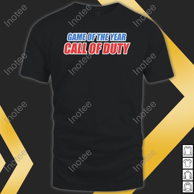 Game Of The Year Call Of Duty Tee Shirt Mega64 Merch Game Of The Year Call Of Duty Shirt