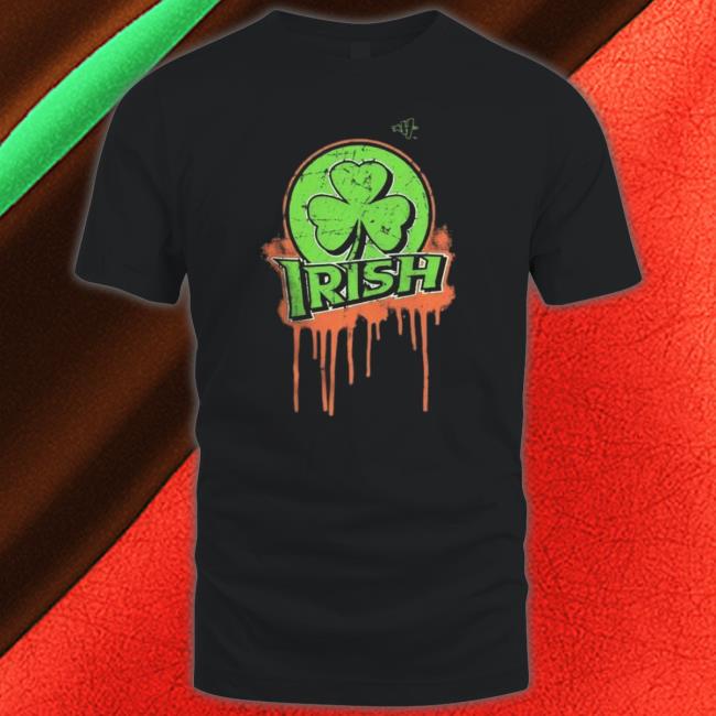 Irish Shamrock Drip shirt