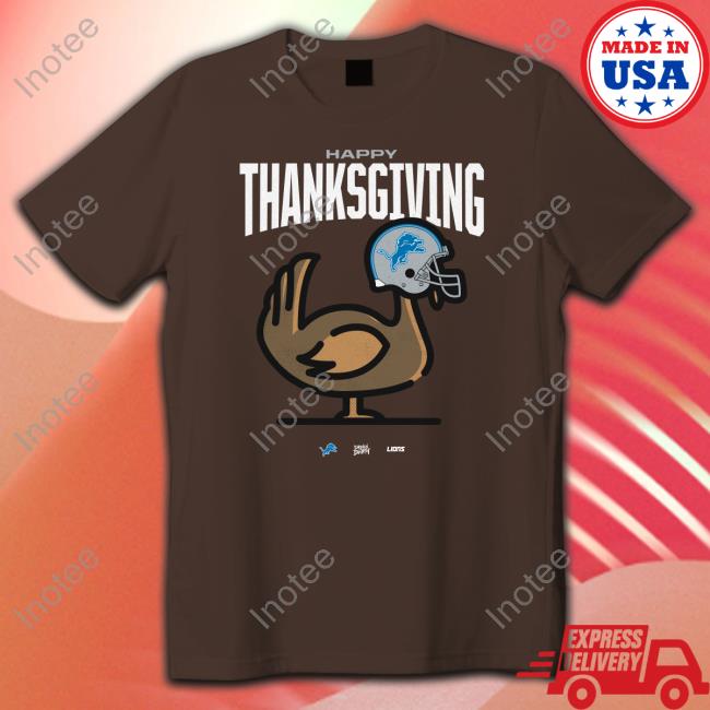 Gobble Detroit Lions Happy Thanksgiving Shirt Detroit Lions Happy Thanksgiving T Shirt