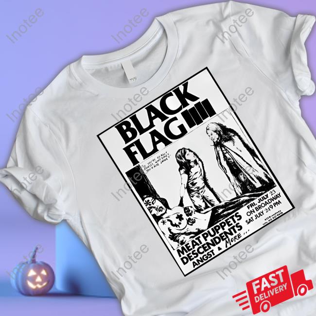 Foks Black Flag Meat Puppets Descendents Angst Tee Shirts Exaltedfoks