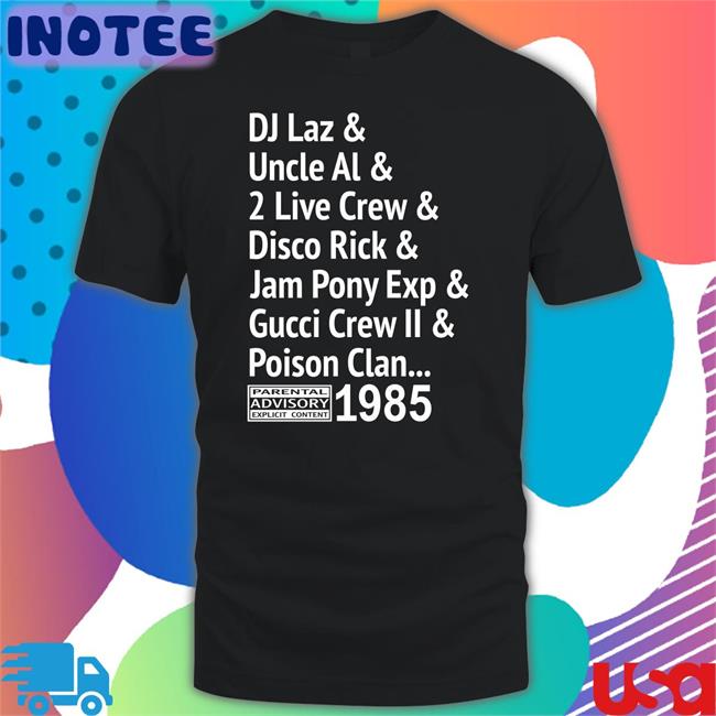 Dadewear Store Di Laz Uncle Al 2 Live Crew Disco Rick Jam Pony Exp Gucci Crew Ii Poison Clan Hoodie