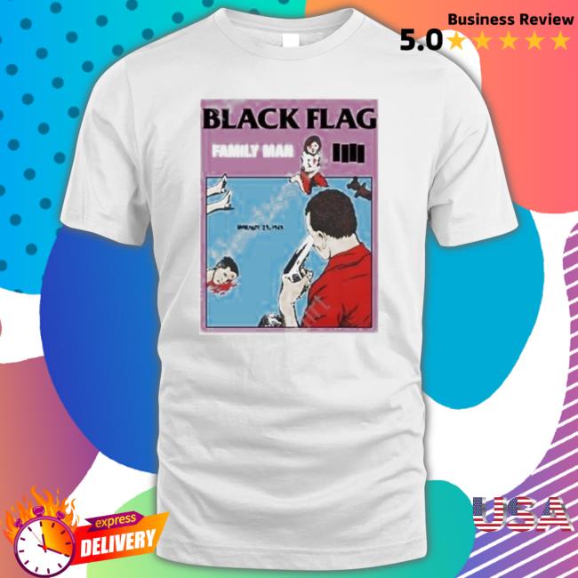 Lottareds Black Flag Family Man Crewneck Shirt Lottareds Black Flag Family Man Crewneck Shirt