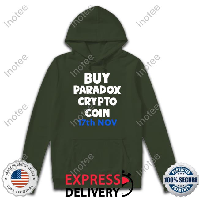 Buy Paradox Crypto Coin 17Th Nov Hooded Sweatshirt
