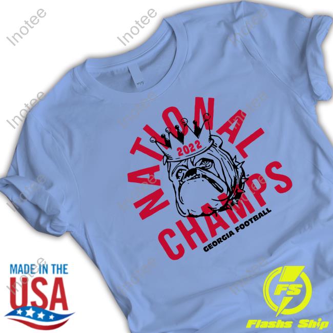 Georgia 2022 National Champs Crown Sweatshirt Homefield Apparel Georgia 2022 National Champs Crown Hoodie