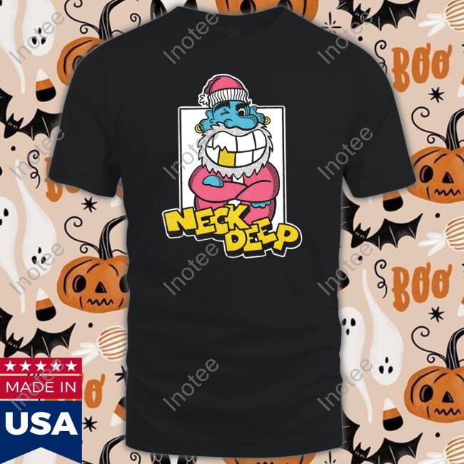 Neckdeepuk Neck Deep Santa Official Shirt