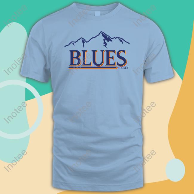 Blues Hockey Sweatshirt Blues Buzz Store Blues Hockey Long Sleeve Tee Shirt Blues Buzz Store