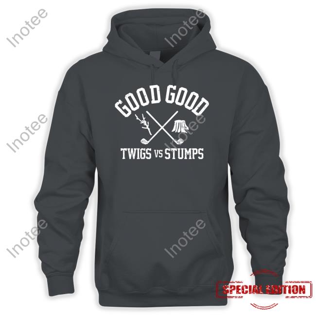 Goodgoodgolf Good Good Twigs Vs Stumps Tee Shirt Goodgood_Golf