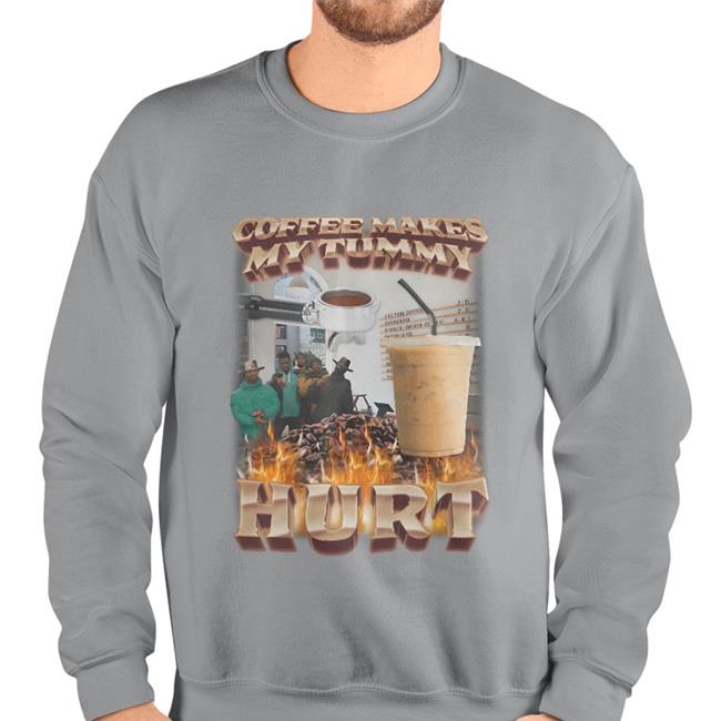 Swag Stimulus Coffee Makes My Tummy Hurt Hoodie