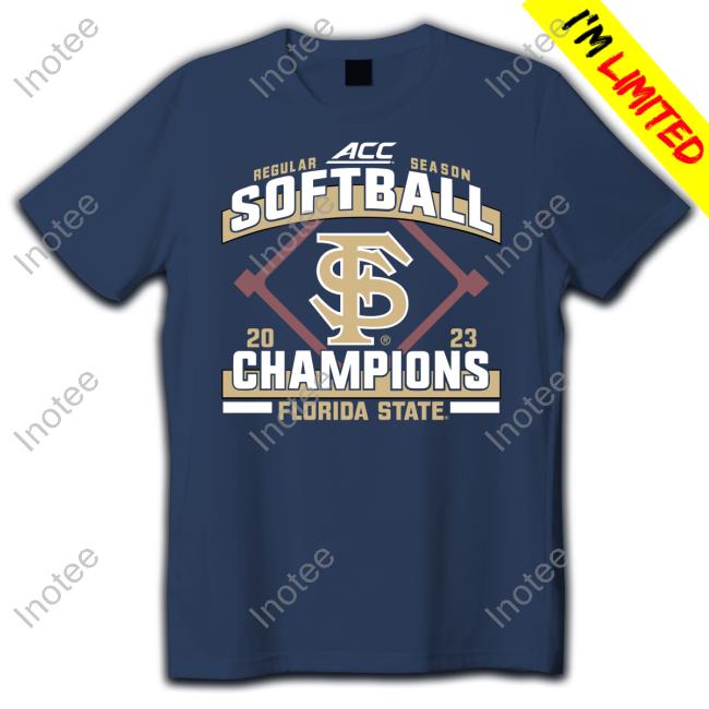 Seminoles Store Blue 84 Garnet Florida State Seminoles 2023 Acc Softball Regular Season Champions T-Shirt, Hoodie, Tank Top, Sweater And Long Sleeve T-Shirt