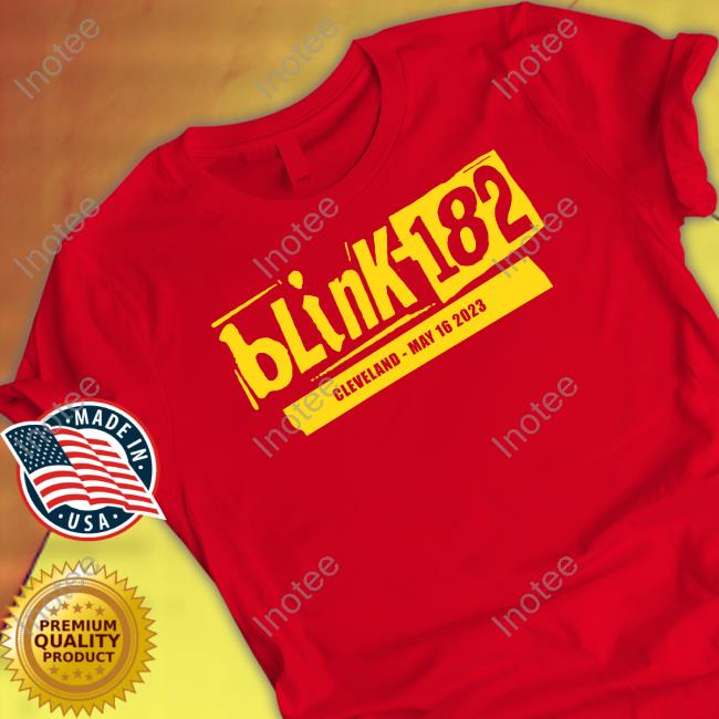 Blink-182 Merch Tour Cleveland May 16 2023 Shirt